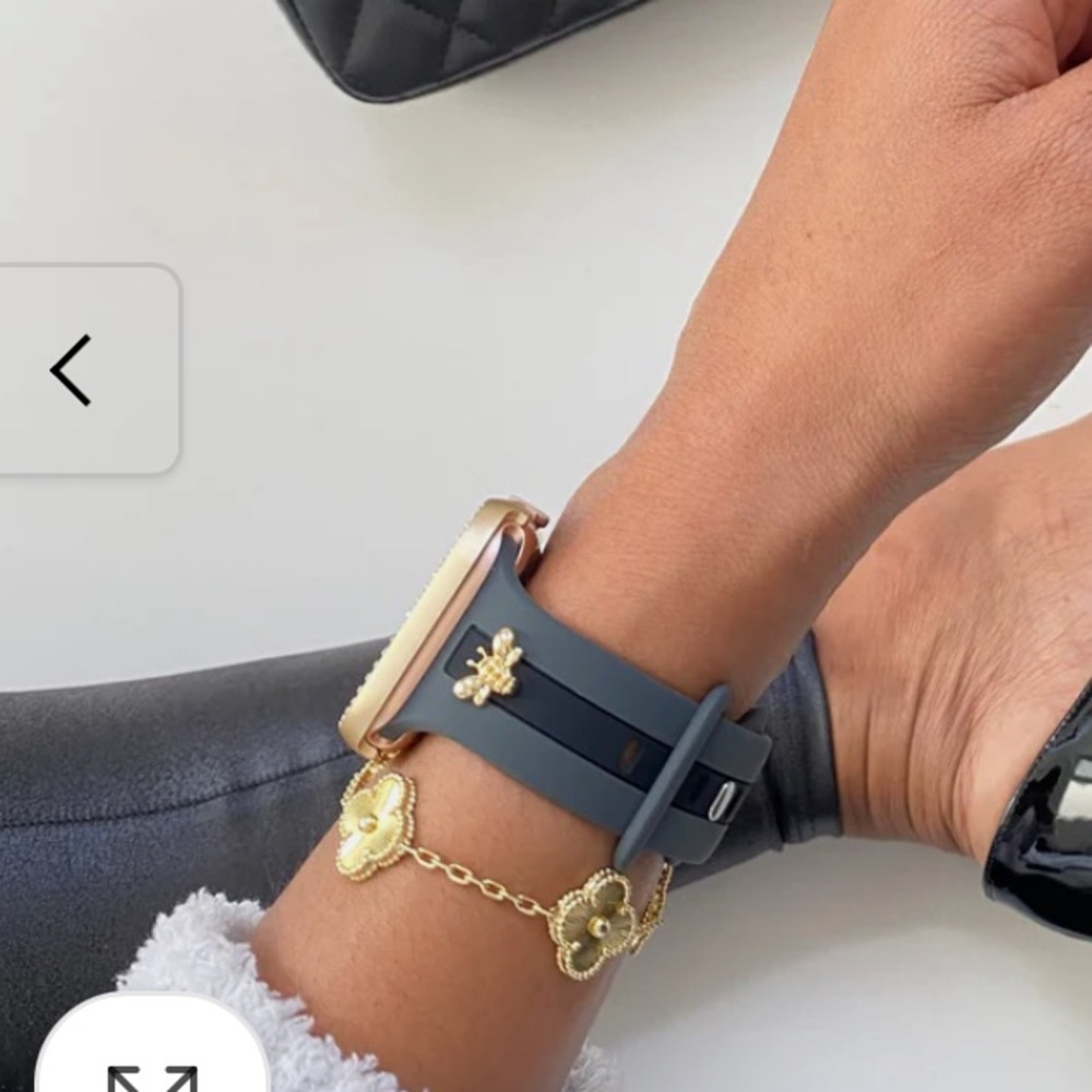 Black and Grey Watch Band